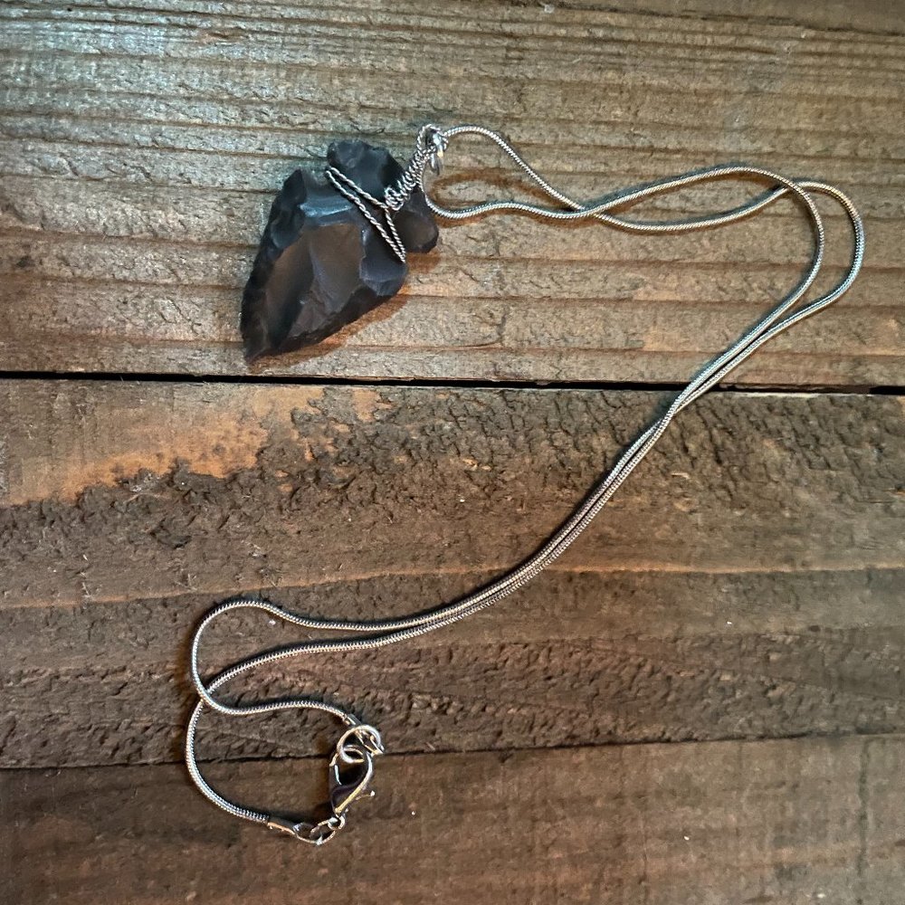 Handmade Arrowhead Pendant Necklace